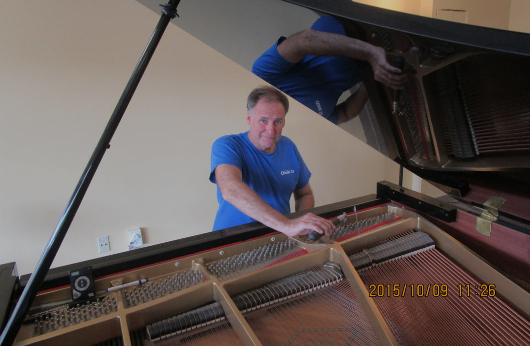 Twenty years of tuning pianos and performing.